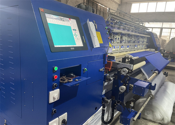 3 βελόνες αυτόματη ταχύτητα Quilting Machine 500 - 1400 Rpm για ταπετσαρία