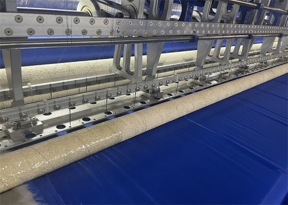 3 βελόνες αυτόματη ταχύτητα Quilting Machine 500 - 1400 Rpm για ταπετσαρία