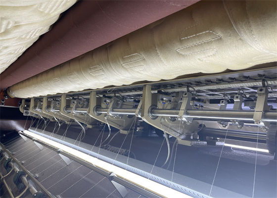 Προσαρμοσμένο 8 CM Quilting 60-230m / h Δύο σειρές βελόνας ραπτικής στρώματος μηχανή αφρώδους