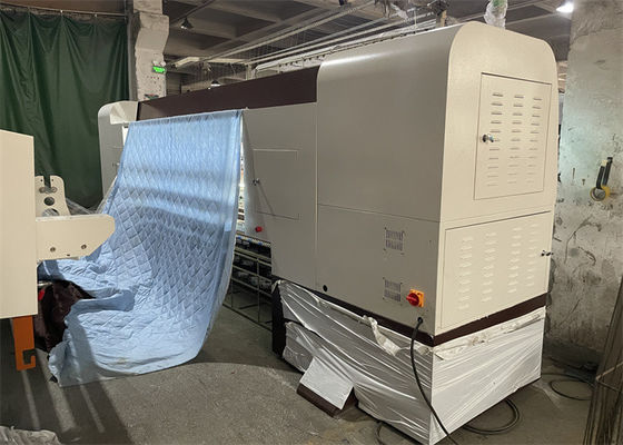 Προσαρμοσμένο 8 CM Quilting 60-230m / h Δύο σειρές βελόνας ραπτικής στρώματος μηχανή αφρώδους