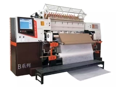 Υψηλής ταχύτητας 1400rpm υπολογιστική περιστροφική γάντζου μηχανή καπιτονέ πολλαπλών βελονών για ενδύματα και κλινοσκεπάσματα