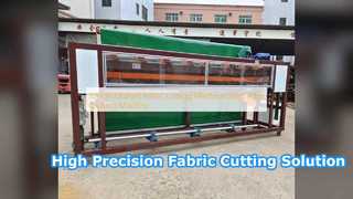 Λύση κοπής υψηλής ακρίβειας Quilted Fabric Cutter 320cm